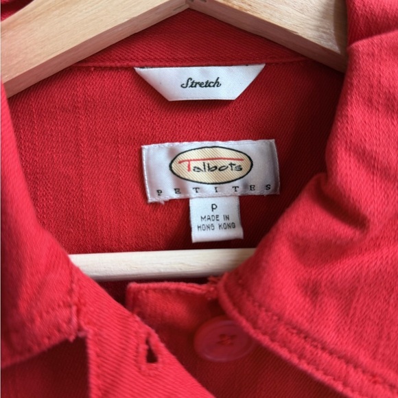 Talbots Vibrant Red Stretch Jacket - Picture 4 of 13